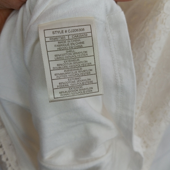 CUPCAKES AND CASHMERE Aresa Women's One-Shoulder Lace Ruffle Dress Size 6 - Picture 6 of 6